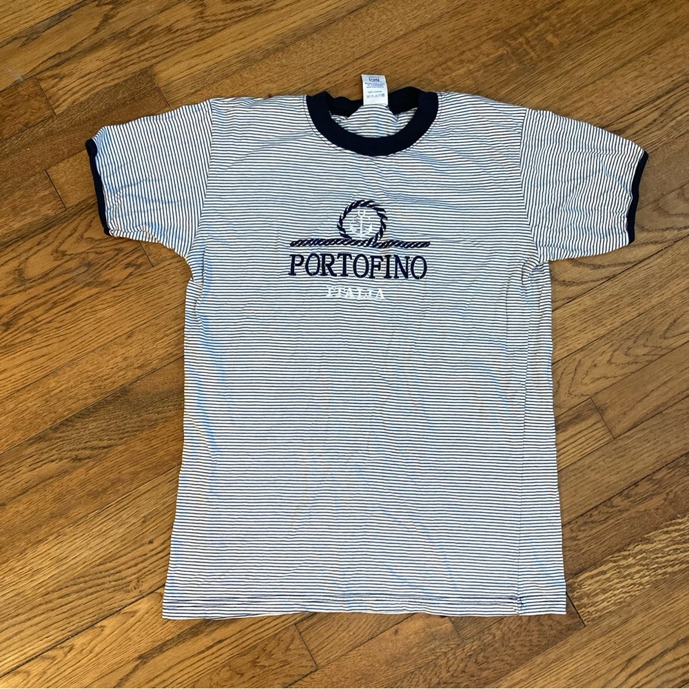 Striped Italy Ringer Tee